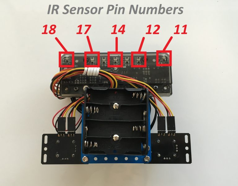 CoDrone Pro remote IR sensor pin numbers