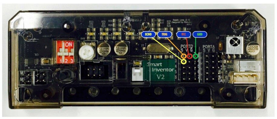 ultrasonic sensor wiring setup2