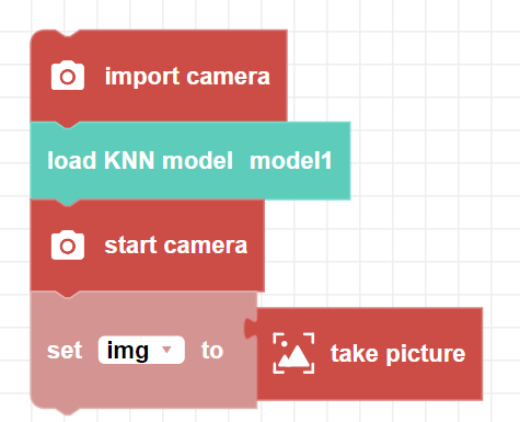 zumi blockly load model block with cam